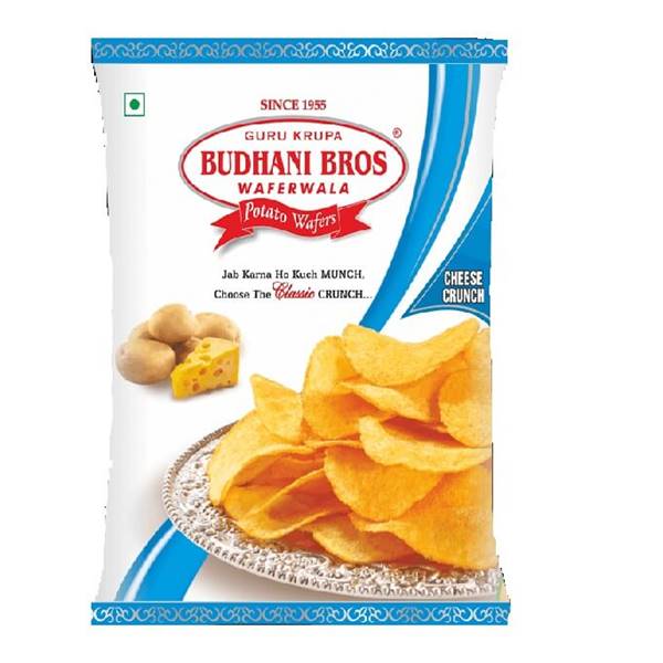 Budhani Bros Cheese Crunchy Potato Wafers